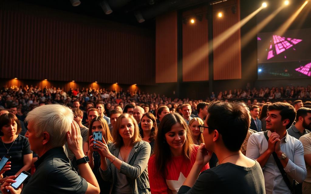 Publikum bei einem inklusiven Live-Event
